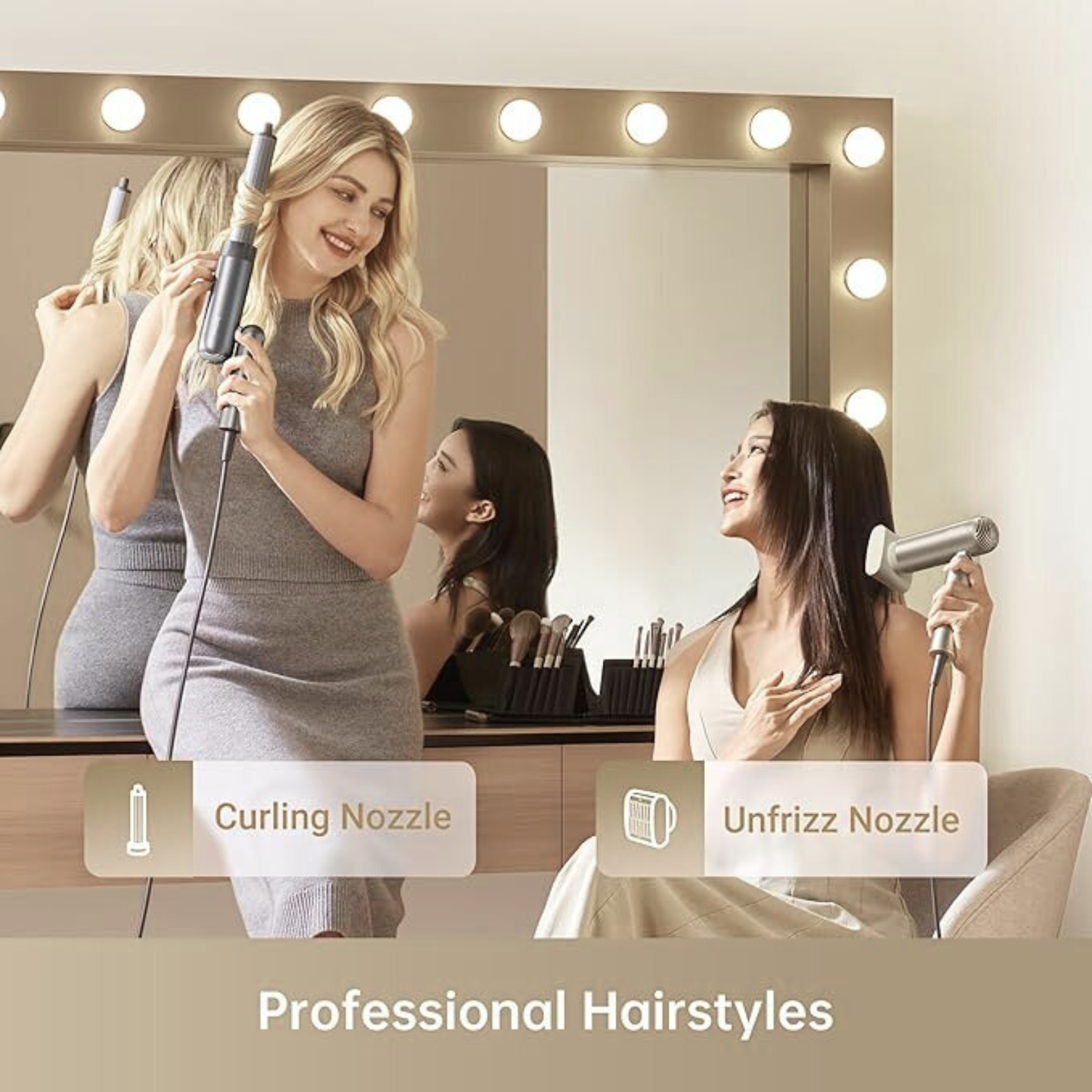 Dreame Pocket High-Speed Hair Dryer – Lightweight Foldable, Fast Drying (Gold)