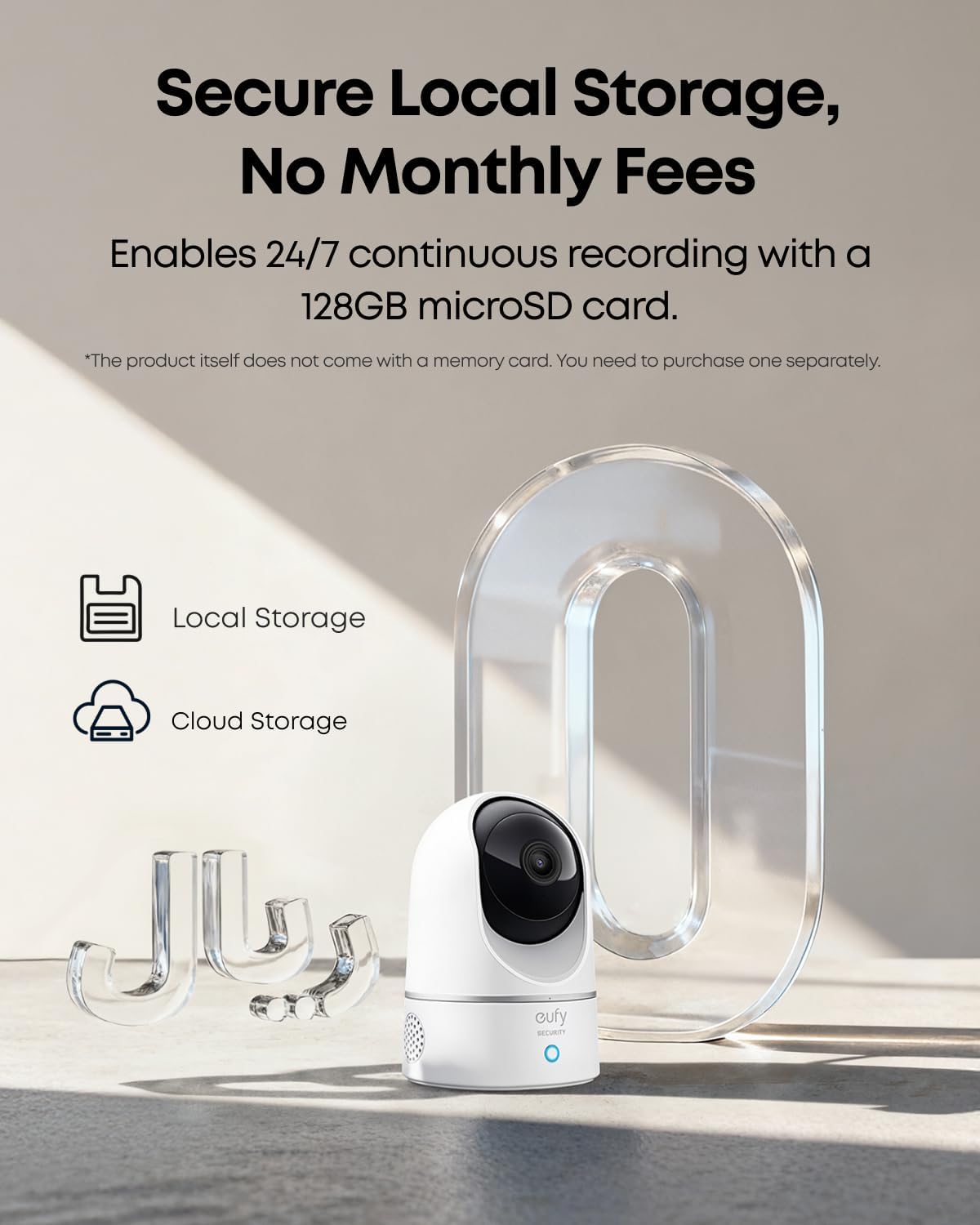 eufy Security 2K Indoor Cam Pan & Tilt – Smart AI Home Security Camera with Night Vision