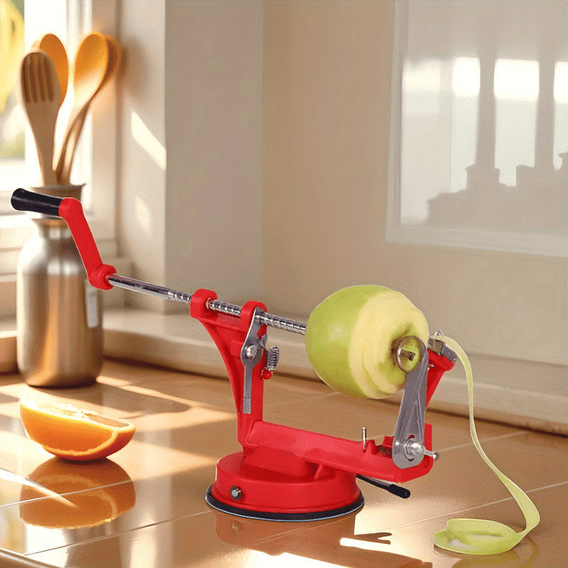 AMERTEER Stainless Steel Potato Peeler with Suction Base – Durable, Ergonomic Kitchen Tool for Effortless Vegetable Peeling | Buy Online at Zealcart UAE