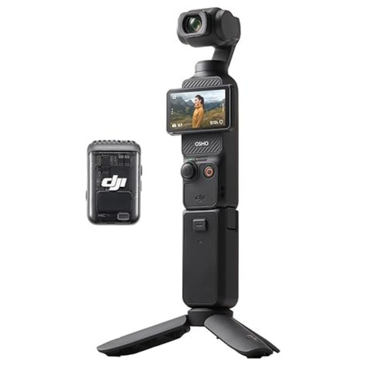DJI Osmo Pocket 3 Creator Combo – 4K Vlogging Camera with 1" CMOS, 3-Axis Stabilization (UAE Version)