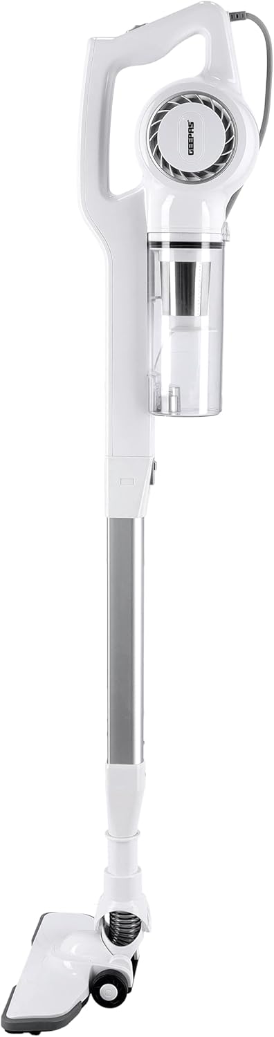 Geepas GVC2596 Vacuum Cleaner – Powerful Cleaning, White