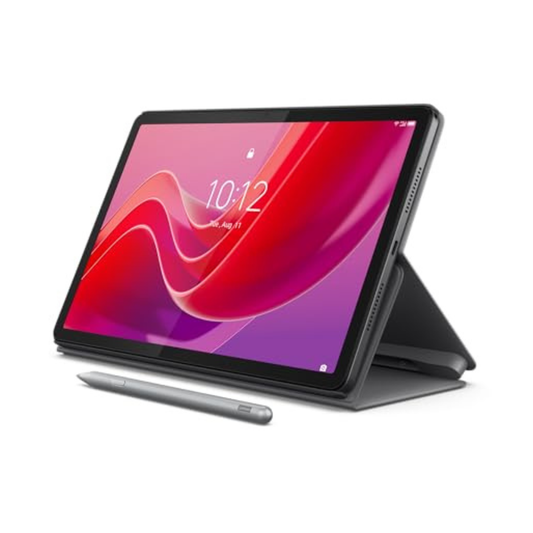 Lenovo Tab M11 11" 4G LTE Tablet – 4GB RAM, 128GB Storage, Luna Grey with Folio Case & Pen