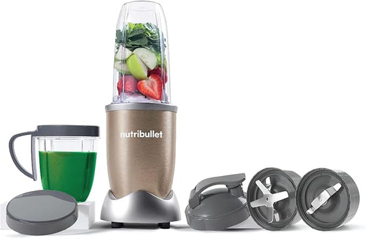 NutriBullet NB9-1012 900W Blender 7-Piece Set – High-Speed Nutrient Extractor & Smoothie Maker, Copper Gold