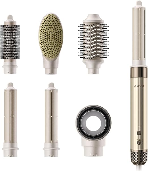 Airbot Hyperstyler & Dryer Set – All-in-One Hair Styler, Curler, Straightener & Dryer for Professional Styling