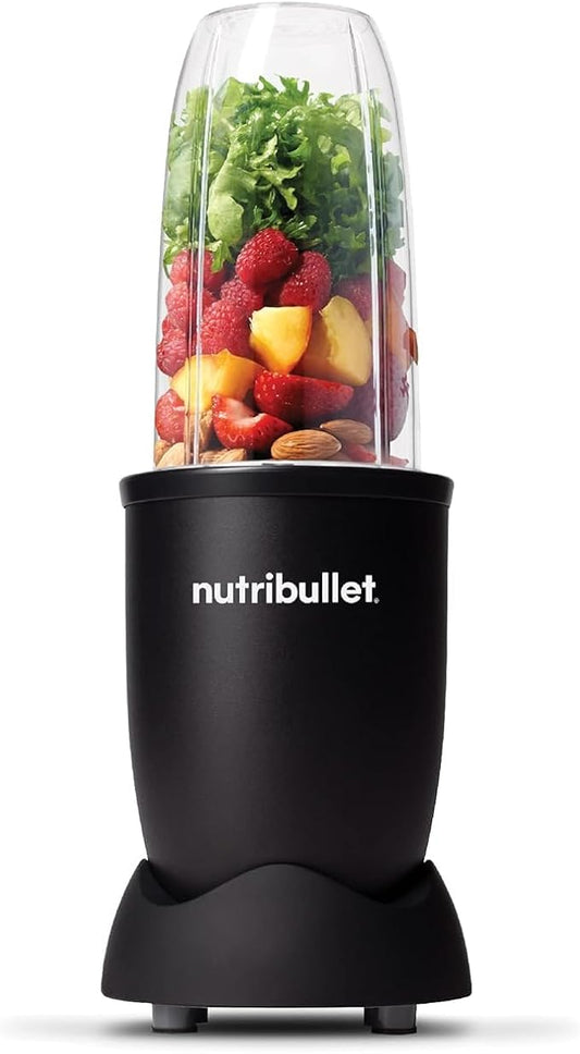 NutriBullet NB-201 900W Blender 9-Piece Set – High-Speed Smoothie & Nutrient Extractor, All Black