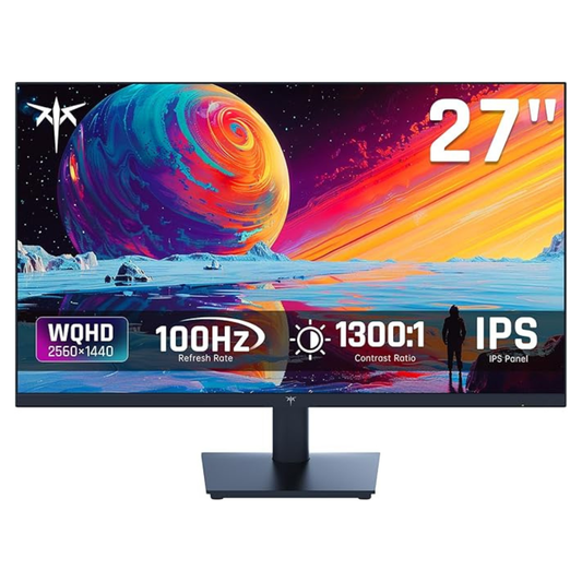 KTC 27" QHD IPS Monitor – 2560×1440, 100Hz, FreeSync & G‑SYNC Support, Anti‑Blue Light