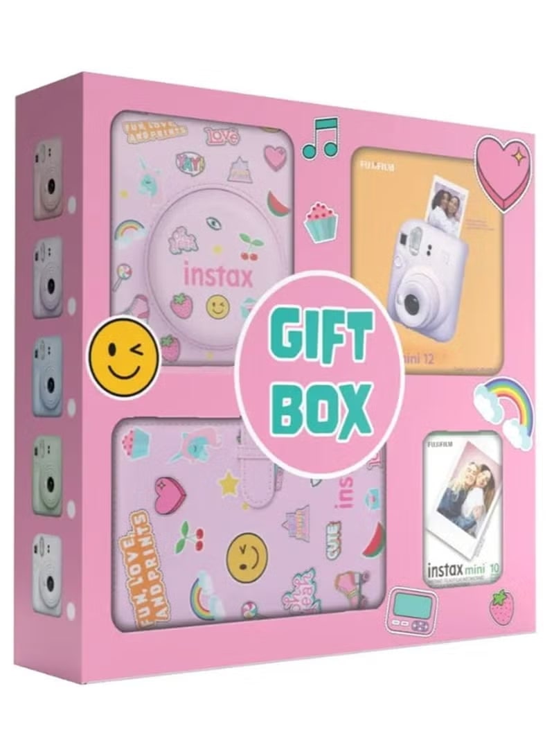 INSTAX Mini 12 Lilac Purple – Instant Camera with Selfie Mirror & Quick Print - Zeal Cart