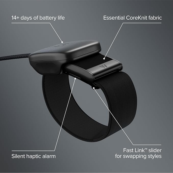 WHOOP 5.0 Health & Fitness Wearable – 24/7 Activity, Sleep & Stress Tracker with 14+ Days Battery (Peak Onyx)