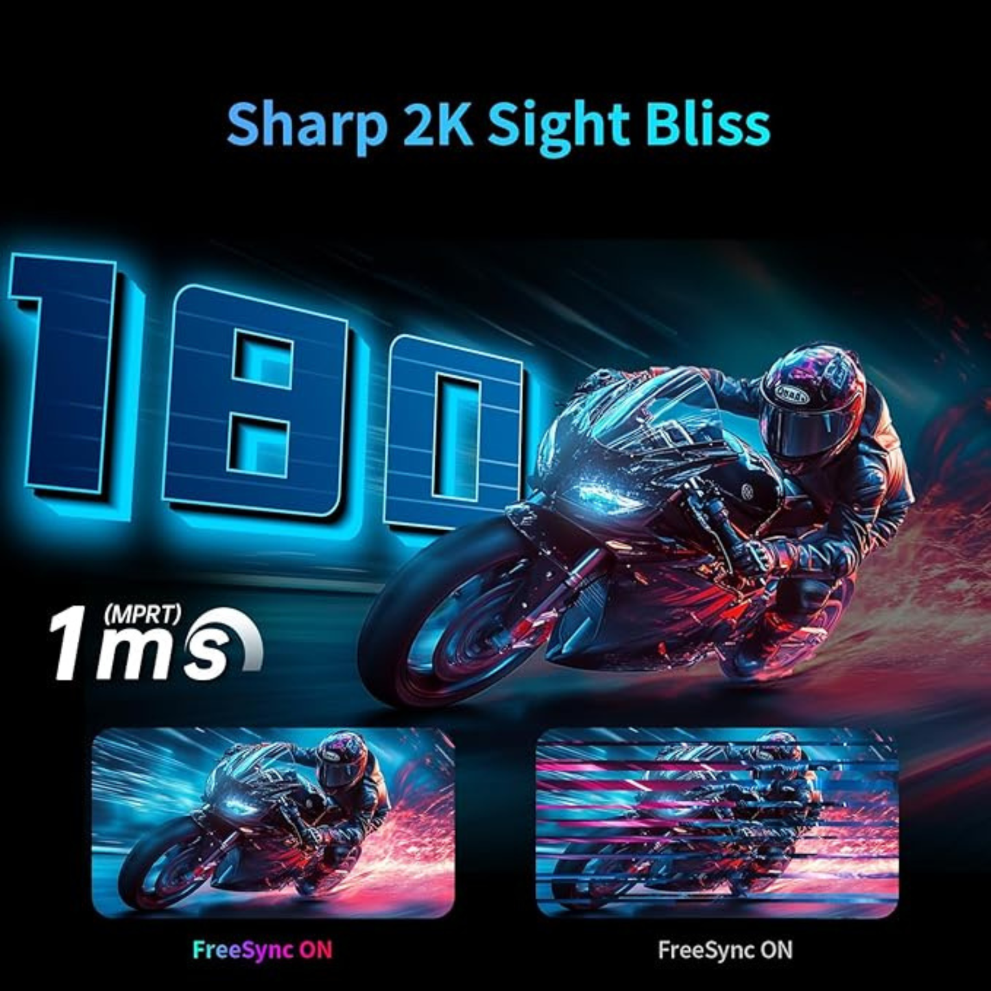 KTC 27" Curved WQHD Gaming Monitor – 180Hz, FreeSync Premium, 1500R, HDR