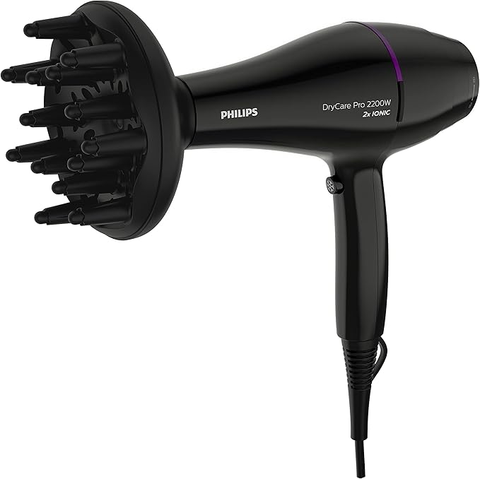 Philips BHD274 Advanced DryCare Pro Hair Dryer 2200W – Professional Styling, Black