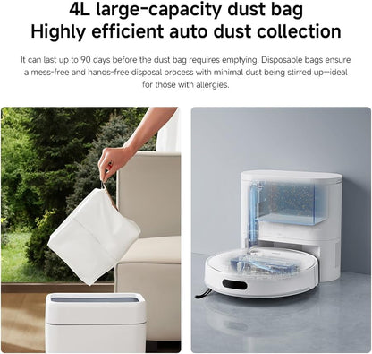 Xiaomi H40 Robot Vacuum – 10000Pa Suction, LDS Navigation, Auto Dust Emptying, Smart Mapping