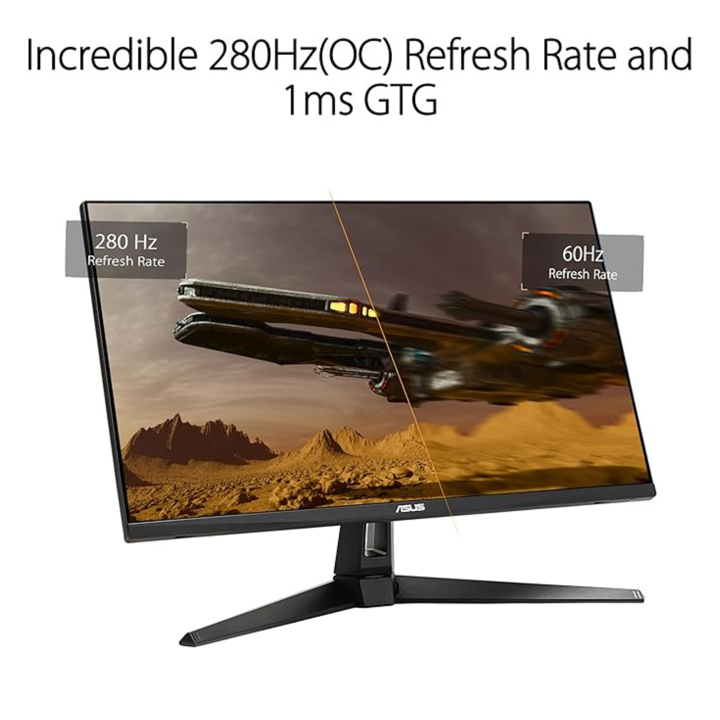 ASUS TUF Gaming VG279QM1A 27" FHD Gaming Monitor – 280Hz Fast IPS, 1ms, FreeSync & G‑SYNC Compatible