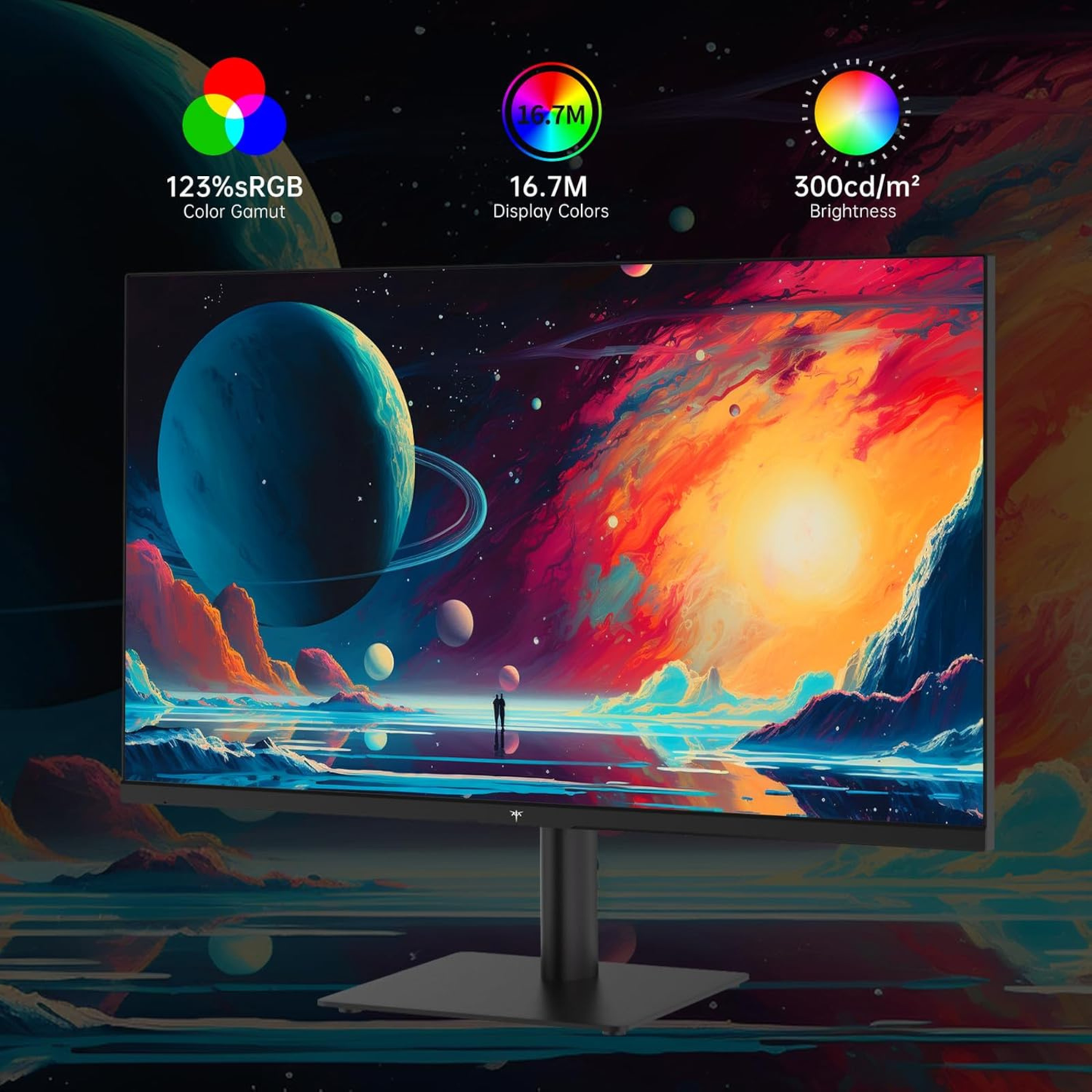 KTC 27" QHD IPS Monitor – 2560×1440, 100Hz, FreeSync & G‑SYNC Support, Anti‑Blue Light