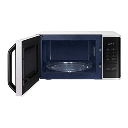 Samsung 23 Liter Solo Microwave Oven – Quick Defrost, White (MS23K3513AW)