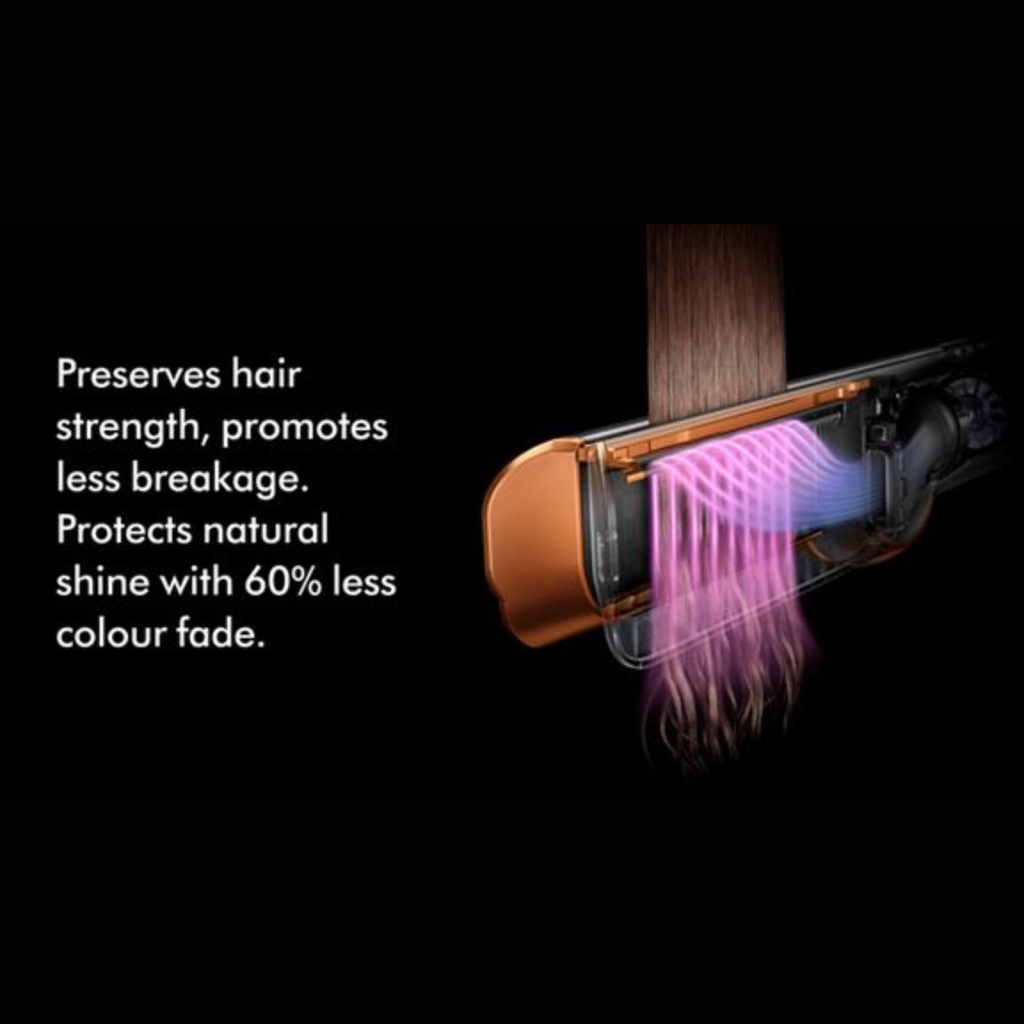 Dyson Airstrait Hair Straightener – Prussian Blue (International Version)