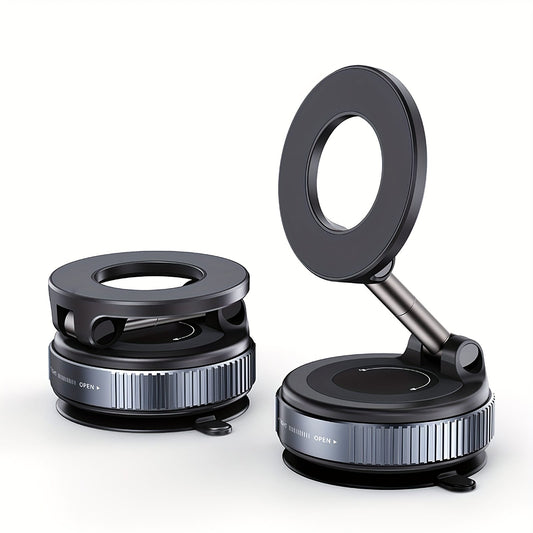 K007 Magnetic Car Phone Holder – 360° Adjustable, Foldable, Waterproof Alloy - Zeal Cart