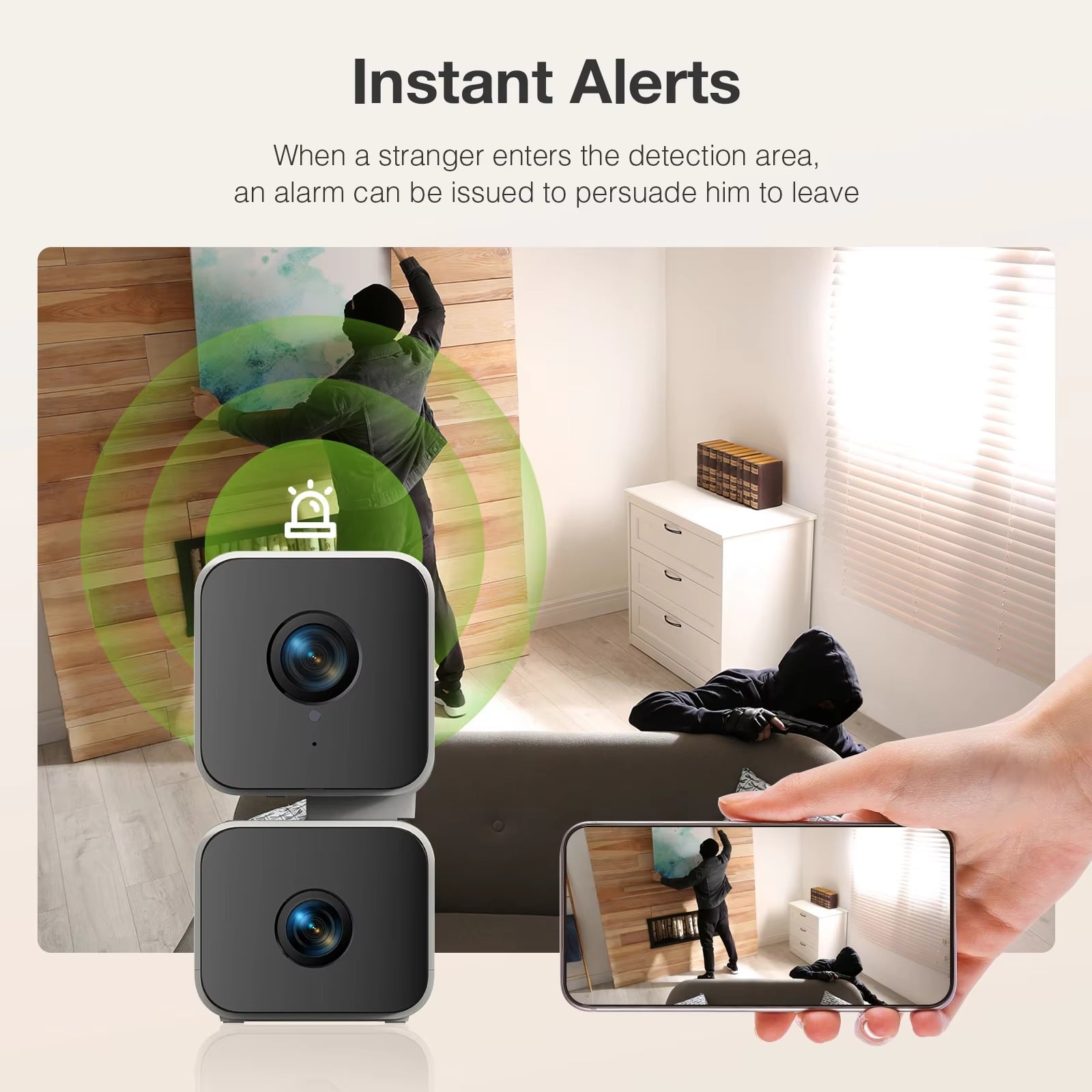 4K 8MP Tuya Dual Lens WiFi PTZ Camera with AI Tracking & PIR Human Detection - Zeal Cart
