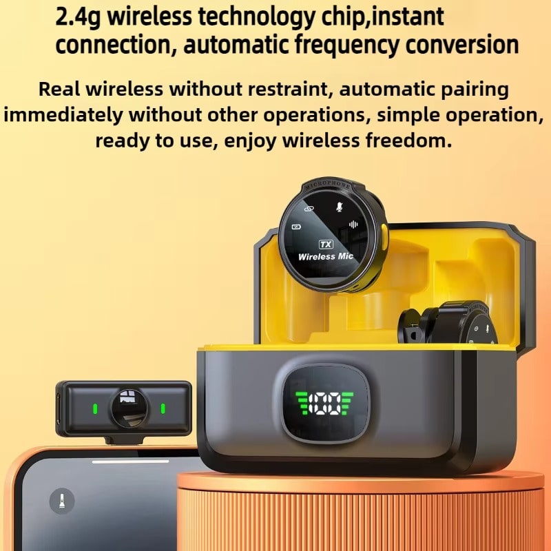 Neewer USB-C Wireless Lavalier Microphone Kit – 48KHz/24Bit, Noise Reduction, 24H Battery, for iPhone 15, Android, PC, Laptop - Zeal Cart