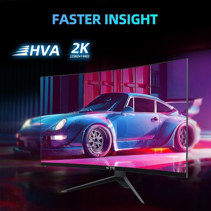 KTC 27" Curved WQHD Gaming Monitor – 180Hz, FreeSync Premium, 1500R, HDR