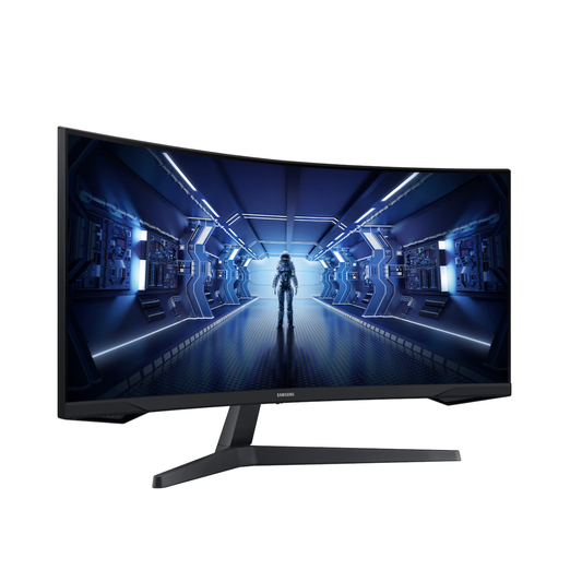 Samsung 34" Odyssey G5 Curved Ultra‑Wide Gaming Monitor – QHD 165Hz, 1ms, FreeSync Premium