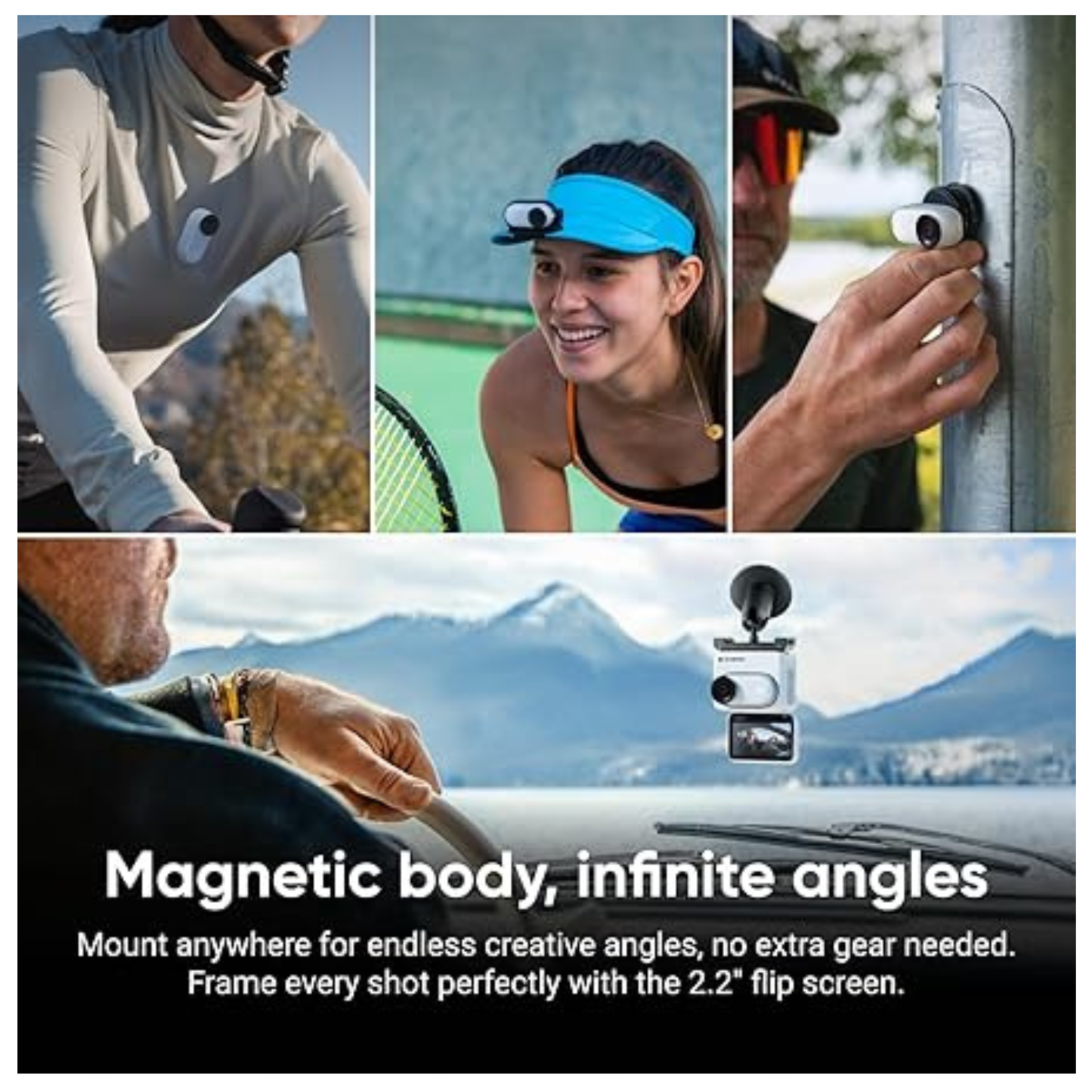 Insta360 GO 3S 128GB Mini Action Camera – 4K, 10m Waterproof, Arctic White