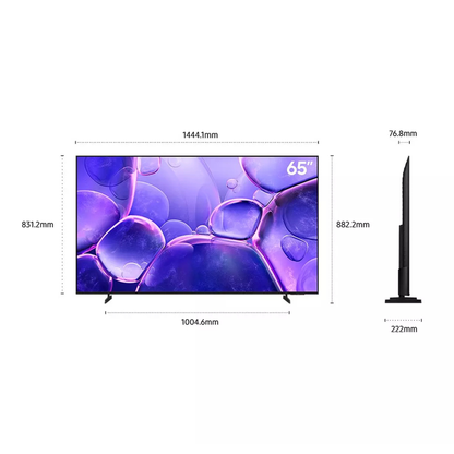 Samsung 55 Inch Crystal UHD TV U8000F – 4K Smart TV (2025 UAE Version)