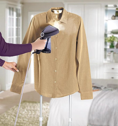 BLACK+DECKER HST1500-B5 Garment Steamer 1500W – Fast Heat-Up, 260ml Tank, 21g/min Steam, Purple