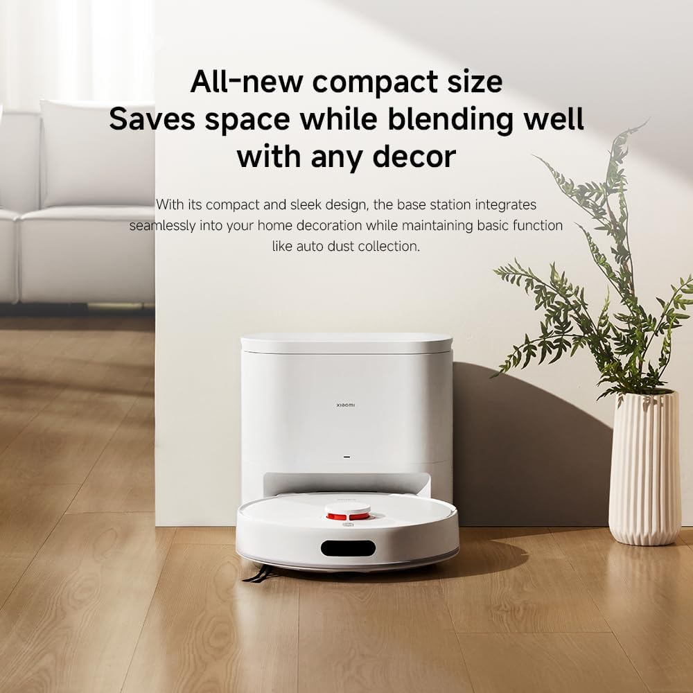 Xiaomi H40 Robot Vacuum – 10000Pa Suction, LDS Navigation, Auto Dust Emptying, Smart Mapping