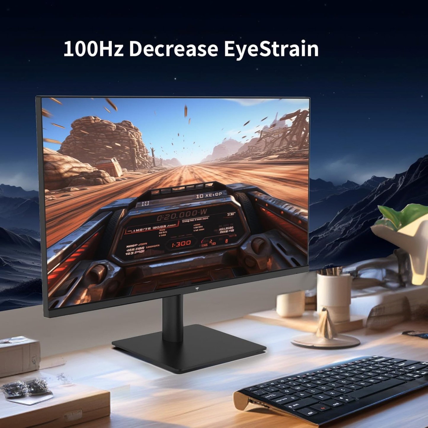 KTC 27" QHD IPS Monitor – 2560×1440, 100Hz, FreeSync & G‑SYNC Support, Anti‑Blue Light