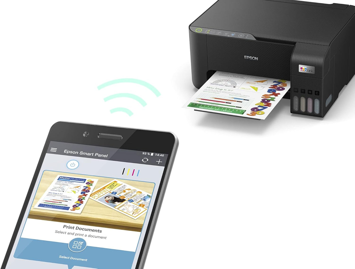 EPSON EcoTank L3252 Home Ink Tank Printer – A4, Color, 3-in-1, WiFi & SmartPanel App