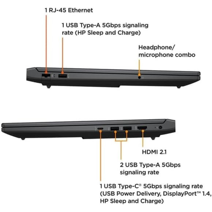 HP Victus 15 FA2701WM Gaming Laptop – Intel Core i5-13420H, 16GB RAM, 512GB SSD, RTX 4050, 144Hz, Mica Silver