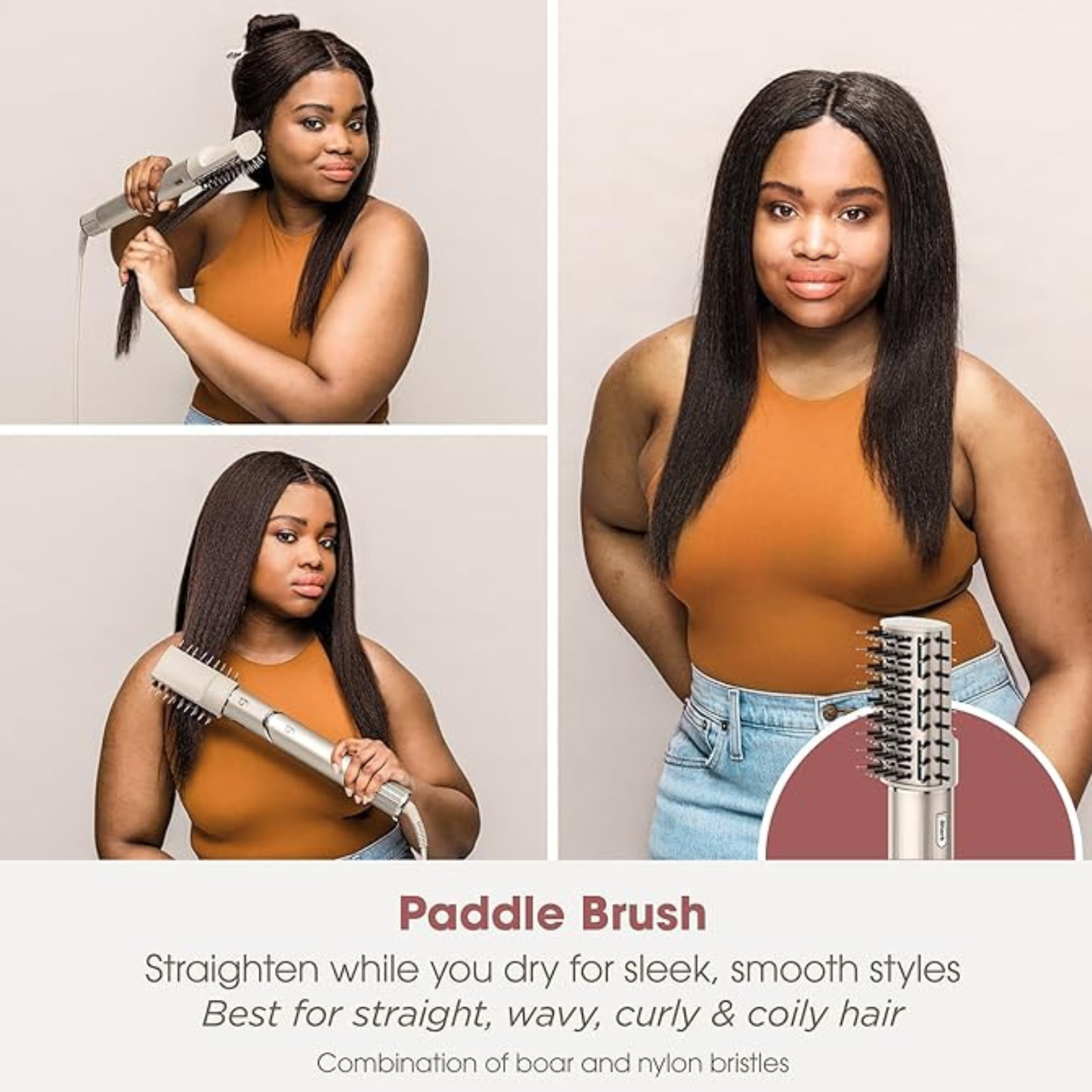 Shark FlexStyle 5-in-1 Air Styler & Hair Dryer – Auto-Wrap Curlers, Brushes & Accessories (Champagne)