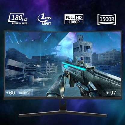 Z-EDGE 27" 1500R Curved Gaming Monitor – FHD 180Hz, 1ms, FreeSync (UG27F)