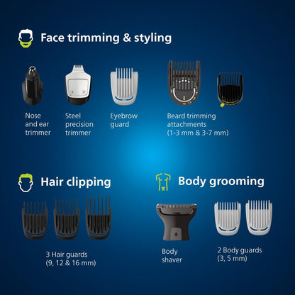 PHILIPS Multigroom Series 7000 MG7920/15 – 13-in-1 All-in-One Trimmer