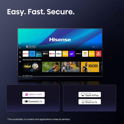Hisense 55E7Q 55” QLED 4K Smart TV (2025) – Quantum Dot, Dolby Vision & Atmos, Voice Control