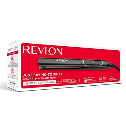 Revlon RVST2155 Perfect Heat Copper 25 mm Ceramic Hair Straightener – Up to 235 °C (Black)