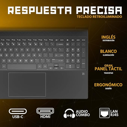 HP Victus 15.6" FHD 144Hz Gaming Laptop – AMD Ryzen 7-7445HS, RTX 4050, 16GB RAM, 512GB SSD, Mica Silver