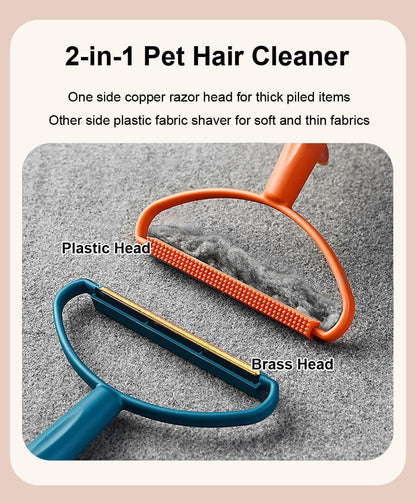Silicone Double-Sided Pet Hair Remover – Lint & Fabric Cleaner Tool - Zeal Cart