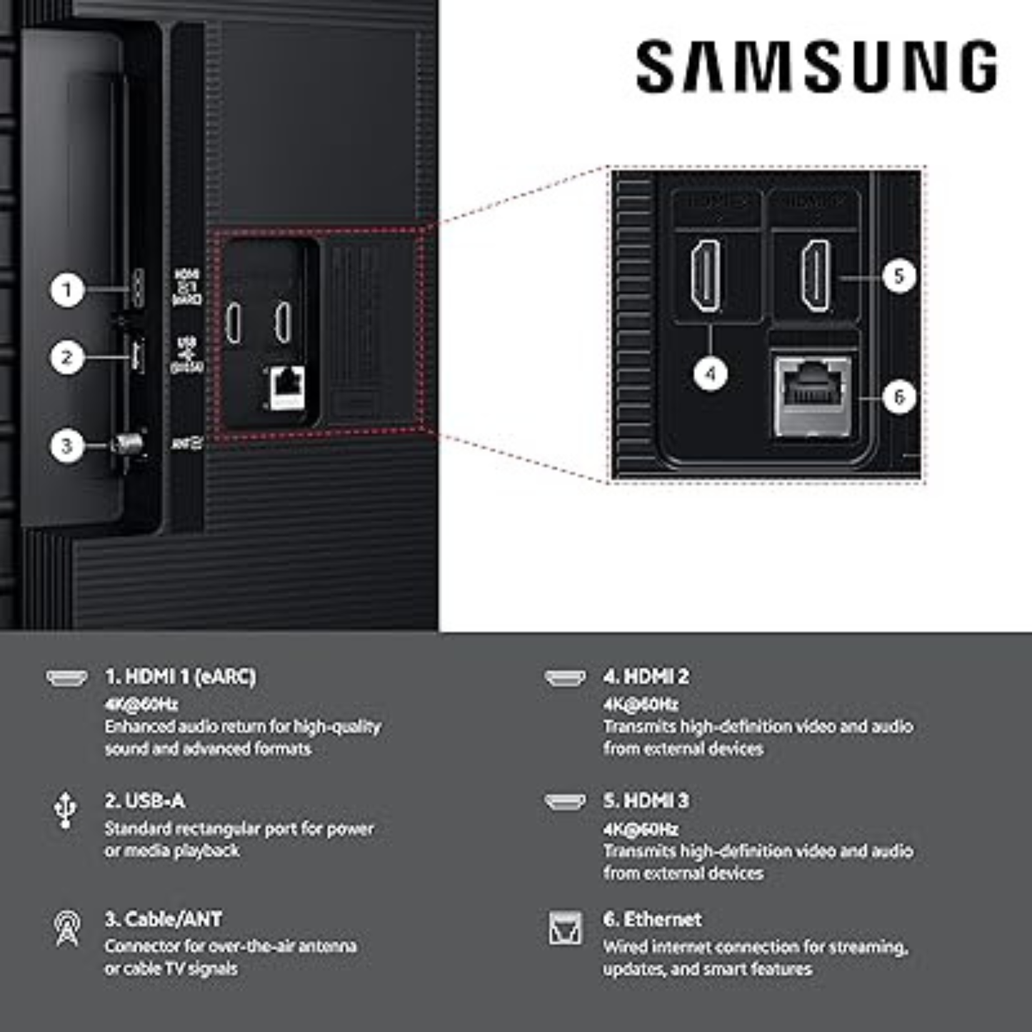 Samsung 55 Inch Crystal UHD TV U8000F – 4K Smart TV (2025 UAE Version)