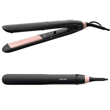 Philips StraightCare Essential ThermoProtect Hair Straightener BHS378/03 – Black