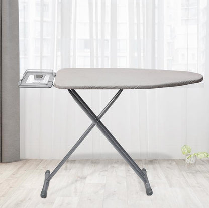 SKY-TOUCH Folding Ironing Board 110x33cm – Adjustable Height, Jumbo Iron Rest, Heavy Metal Frame – Grey
