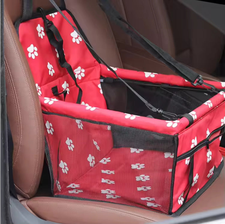 Pet Dog Car Carrier Seat Bag – Waterproof, Folding Hammock for Small Pets - Zeal Cart