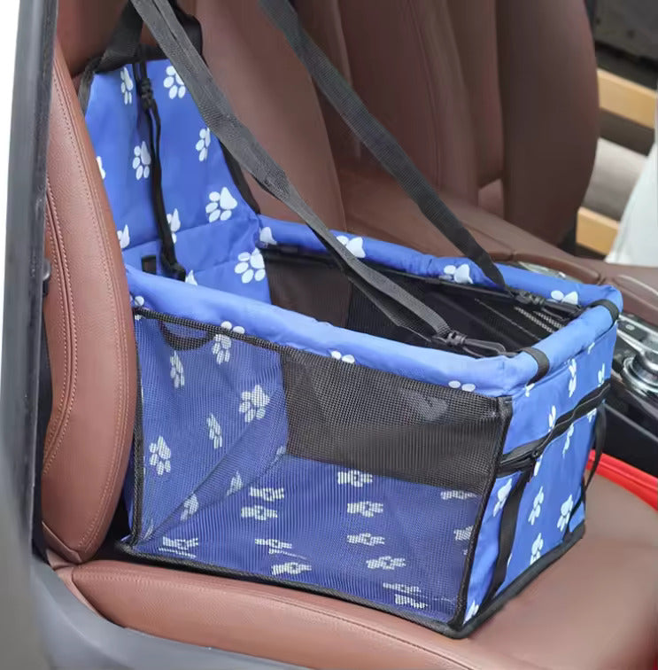 Pet Dog Car Carrier Seat Bag – Waterproof, Folding Hammock for Small Pets - Zeal Cart