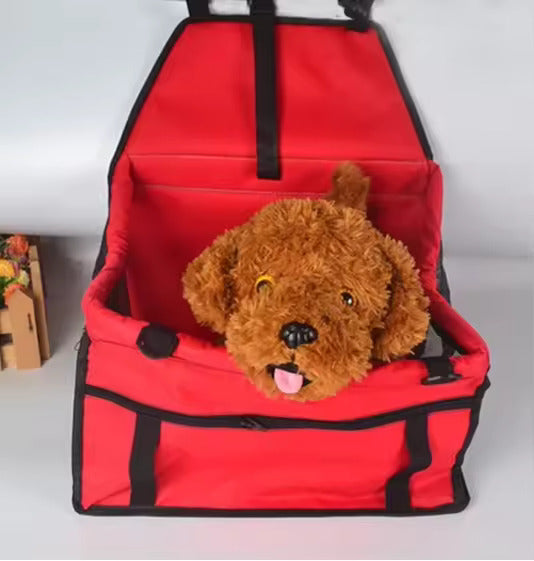Pet Dog Car Carrier Seat Bag – Waterproof, Folding Hammock for Small Pets - Zeal Cart