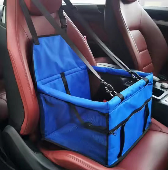 Pet Dog Car Carrier Seat Bag – Waterproof, Folding Hammock for Small Pets - Zeal Cart