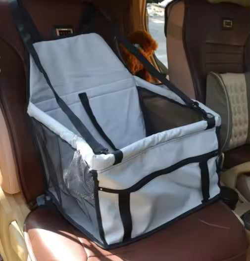 Pet Dog Car Carrier Seat Bag – Waterproof, Folding Hammock for Small Pets - Zeal Cart