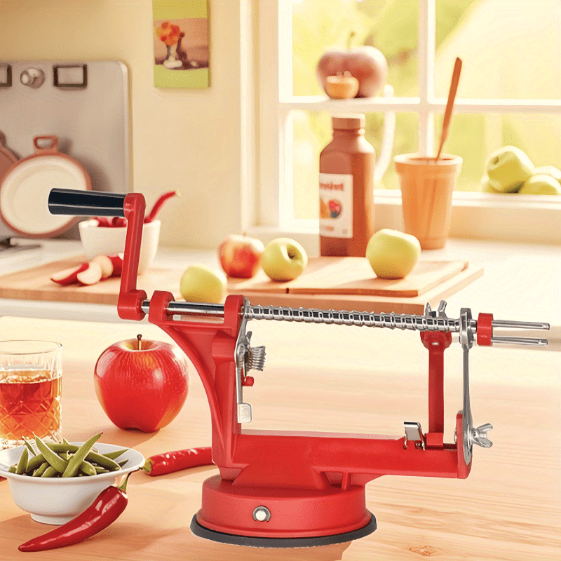 AMERTEER Stainless Steel Potato Peeler with Suction Base – Durable, Ergonomic Kitchen Tool for Effortless Vegetable Peeling | Buy Online at Zealcart UAE