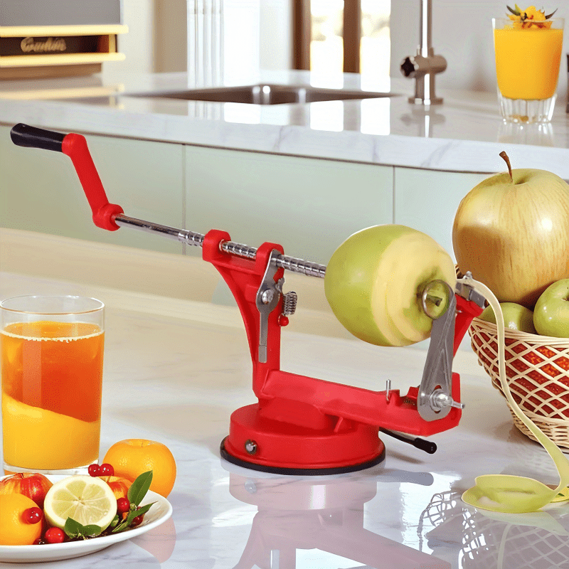 AMERTEER Stainless Steel Potato Peeler with Suction Base – Durable, Ergonomic Kitchen Tool for Effortless Vegetable Peeling | Buy Online at Zealcart UAE