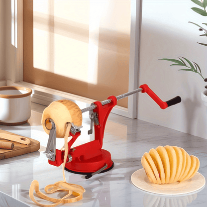 AMERTEER Stainless Steel Potato Peeler with Suction Base – Durable, Ergonomic Kitchen Tool for Effortless Vegetable Peeling | Buy Online at Zealcart UAE