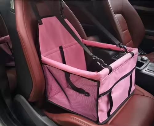 Pet Dog Car Carrier Seat Bag – Waterproof, Folding Hammock for Small Pets - Zeal Cart